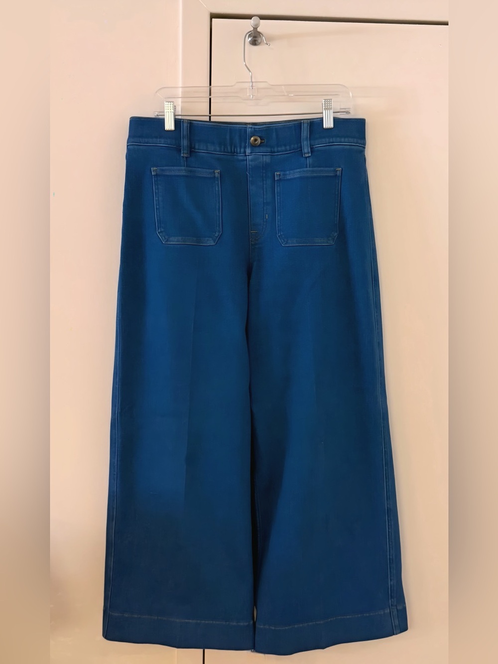 SPANX Women's Bootcut Jeans in Blue